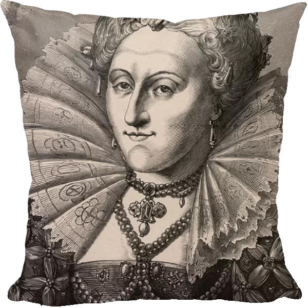 Elizabeth I (1533-1603) Queen of England (engraving)