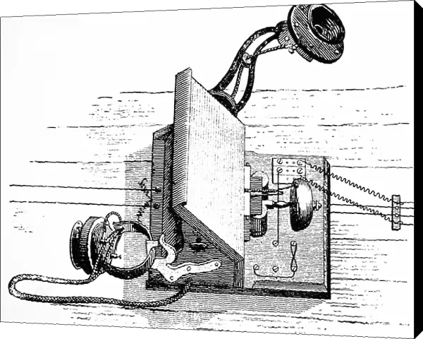 Telephone apparatus, 1891