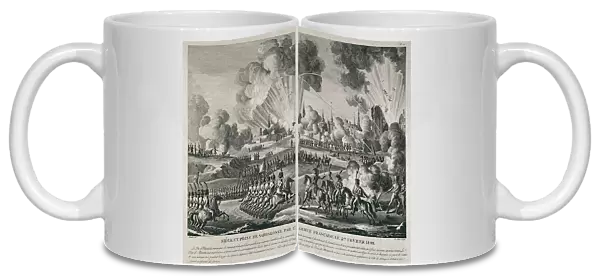 Spain. Peninsular War (1808-1814). Siege and conquest of Saragossa by the French (27th February 1809). Litography. SPAIN. MADRID (AUTONOMOUS COMMUNITY). Madrid. National Library