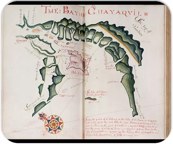 The Bay of Guayaquil, 1685 (bound sheet)
