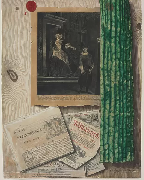 Trompe l'Oeil Still Life, c.1754 (gouache, tempera? and w / c)