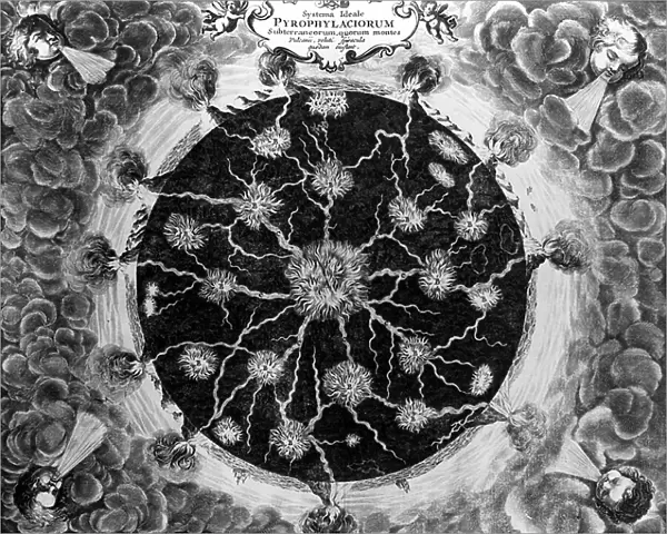 Mundus Subterraneus de Athanasius Kircher - Geology - Structure, Form and Origin of the Earth
