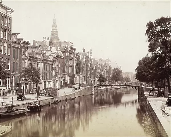 Voorburgwal in Amsterdam, Holland