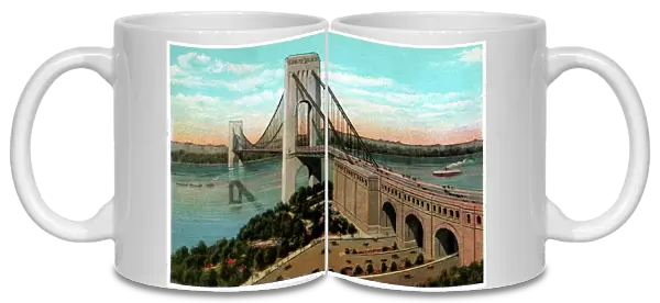 George Washington Bridge, New York, c.1925-30 (drawing) (print)