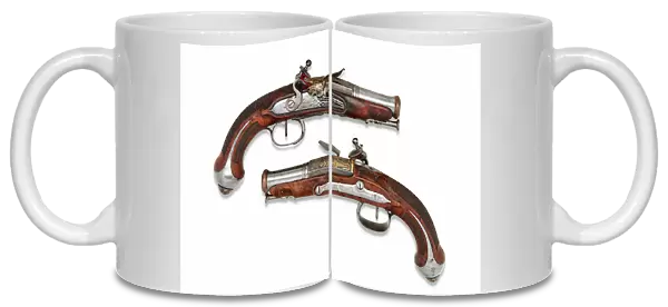 The General Alexander Hamilton Pair of Flintlock Pistols, 1798-1804 (steel & walnut)