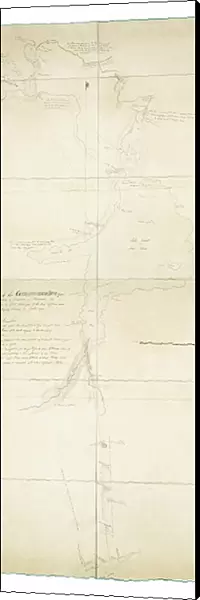 Sketch of communication from York on Lake Ontario to Glouscester [sic] or Machidash Bay Lake Huron taken by Lieut.t Pilkington of the Roy.l Engineers and Alex.r Aitken Deputy Surveyor in October 1793. 1793 (Paper)