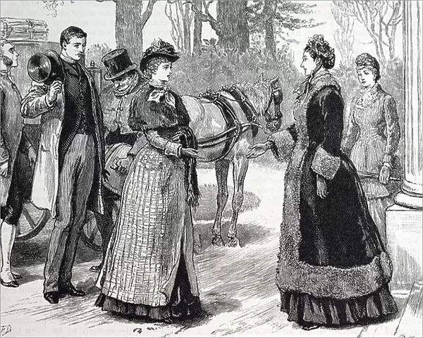 Upper class guests, 1886