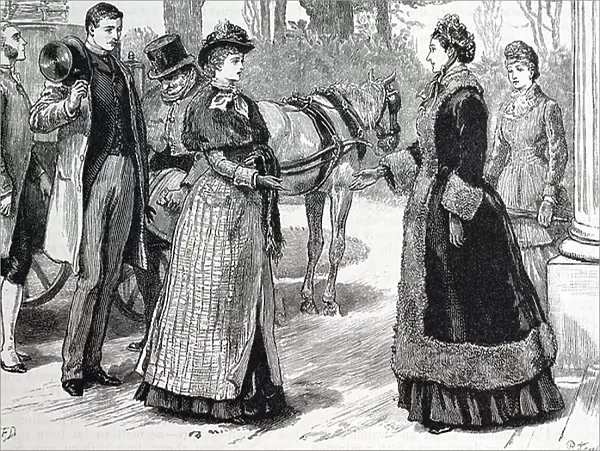 Upper class guests, 1886