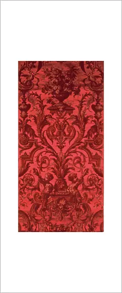 Velvet, from the Matheun et Bouvard Factory, Lyons, 1868 (silk, velvet, cut and solid pile)