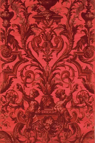 Velvet, from the Matheun et Bouvard Factory, Lyons, 1868 (silk, velvet, cut and solid pile)