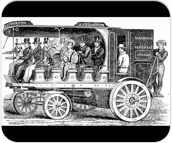 Hancock introduced the 22-seat steam powered wagon Automaton