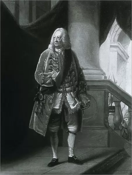 George II (1683-1760), 18th century (oil painting)