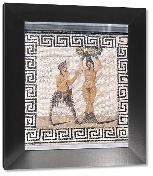 Pan and a hamadryad (mosaic)