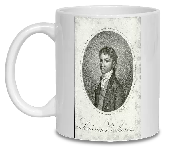 Portrait of Ludwig van Beethoven (engraving)