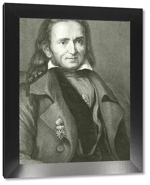 Portrait of Niccolo Paganini (engraving)