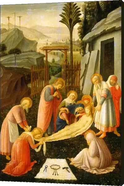 Attributed to Fra Angelico (Italian, c. 1395-1455), The Entombment of Christ, c. 1450