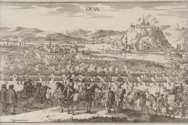 Siege of Esztergom in 1686, Justus van den Nijpoort, 1694