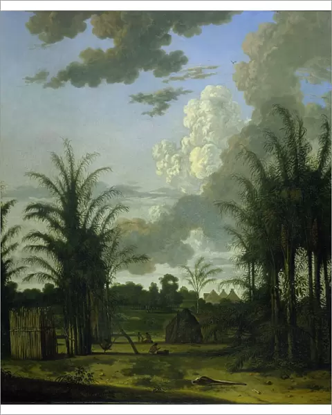 Plantation in Suriname, Dirk Valkenburg, 1707