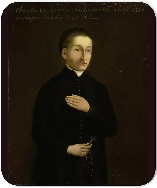 Portrait of Charles van der Meulen, Missionary to Curacao, Anonymous, 1844 - 1849