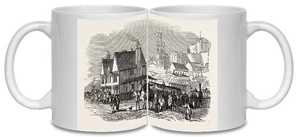 Opening of the Lancaster and Carlisle Railway: Lancaster Station, Uk, 1846