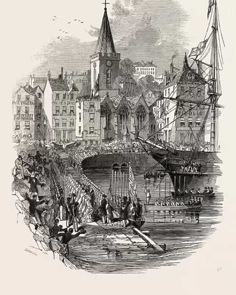 Her Majestys Visit to Guernsey. the Debarkation. 1846