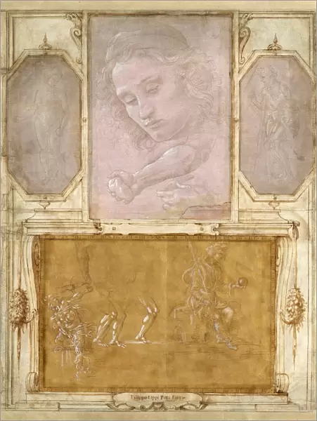 Giorgio Vasari with drawings by Filippino Lippi, Botticelli, and Raffaellino del Garbo
