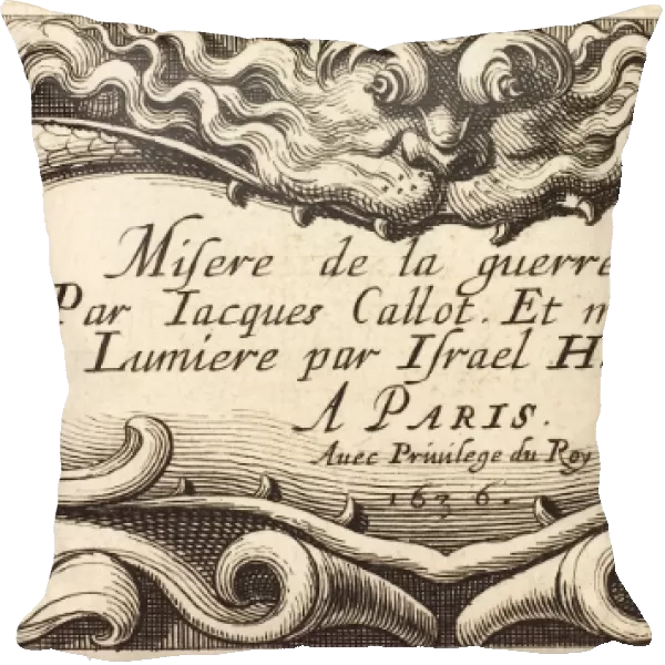 Abraham Bosse, French (1602-1676), Title Page for Callots The Small Miseries