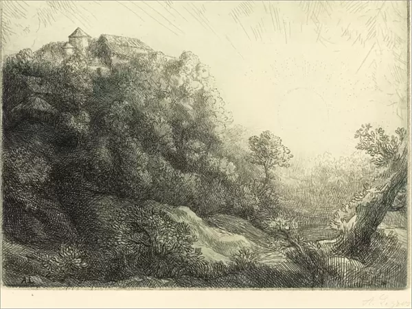 Alphonse Legros, Sunrise (Lever du soleil: L automne), French, 1837 - 1911, etching