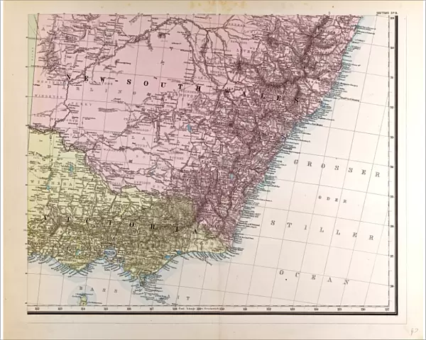 New South Wales Gotha, Justus Perthes, 1872, Atlas