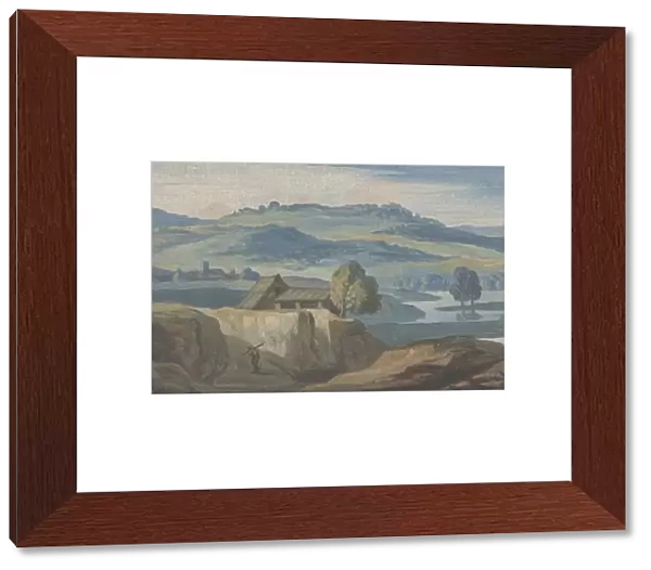 Landscape late 17th-mid 18th century Gouache