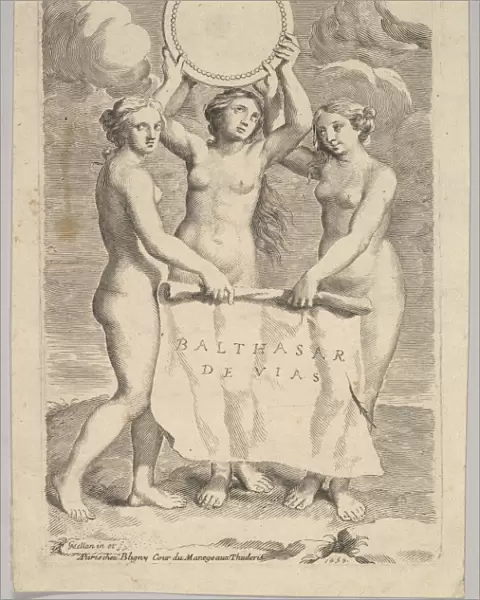 Three Graces 1659 Engraving unrecorded state