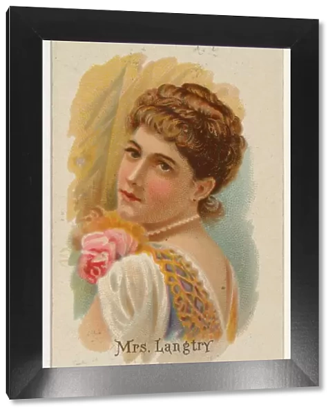 Mrs Langtry World Beauties Series 1 N26 Allen & Ginter Cigarettes