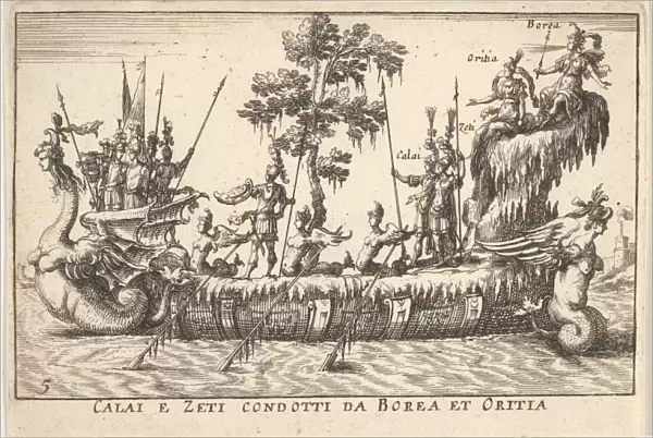 Calais Zetes led Boreas Oreithyia Calai e Zeti condotti da Borea et Oritia