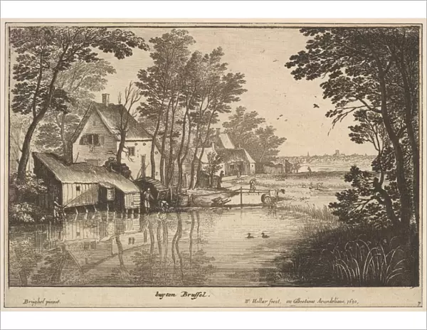 Landscape Angler 1650 Etching third state three