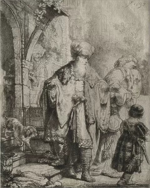 Abraham Casting out Hagar Ishmael 1637 Rembrandt van Rijn