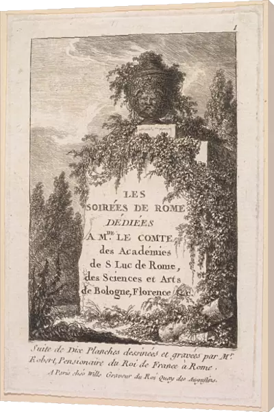 Les Soirees de Rome Title Page 1763-1764