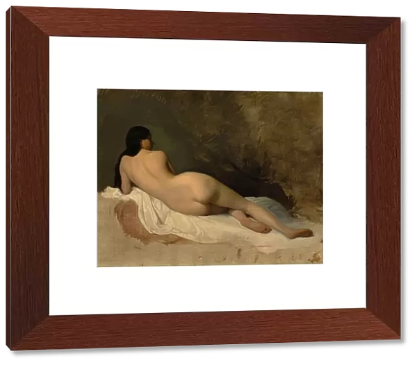 Study Reclining Nude 1841 Isidore Pils French