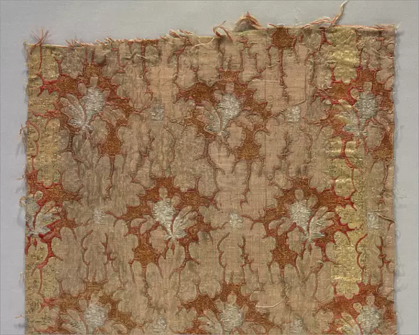Silk Chenille 18th century Russia Fancy compound cloth