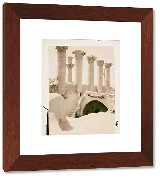 Palmyra Tadmor Pillars Temple Sun 1900 Syria