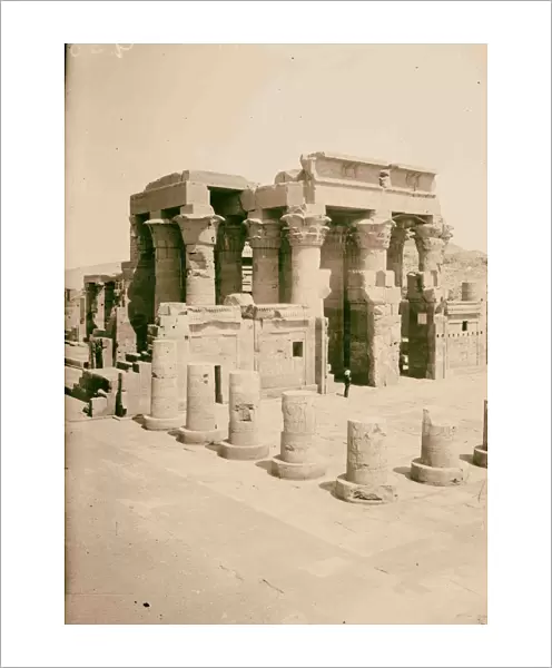 Egyptian views Kom-Ombo Temple Sobk Horoeris
