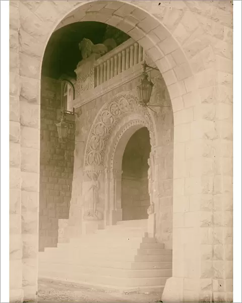 Government House Olivet Main entrance 1917 Jerusalem