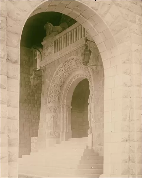 Government House Olivet Main entrance 1917 Jerusalem