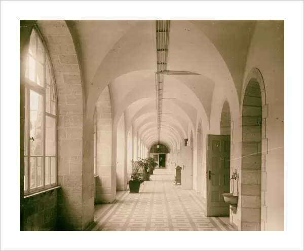 Government House Olivet corridor 1917 Jerusalem