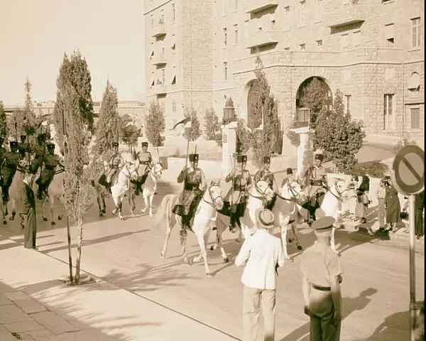 Palestine disturbances 1936 Out-riders horse
