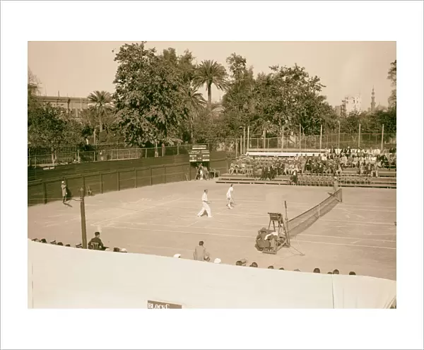 Gezira Gardens sports Tennis courts 1934 Egypt