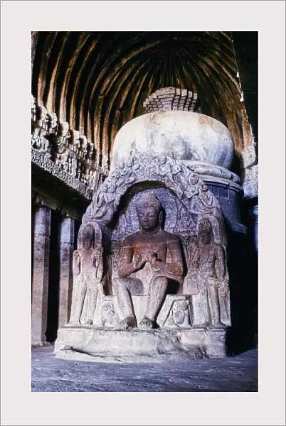 India Ellora Caves 1968 Cities of Mughul India