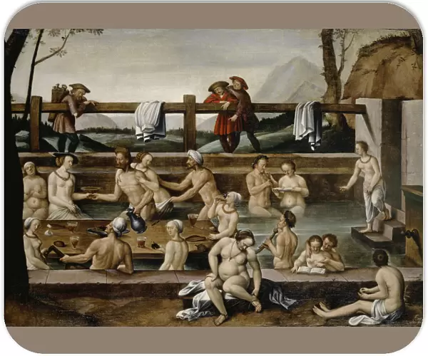 Bath Leuk 1597 oil canvas 78. 4 x 109. 6 cm inscribed lower left