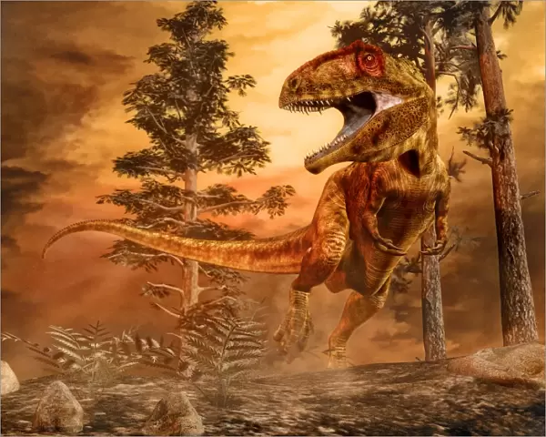 Giganotosaurus hunting
