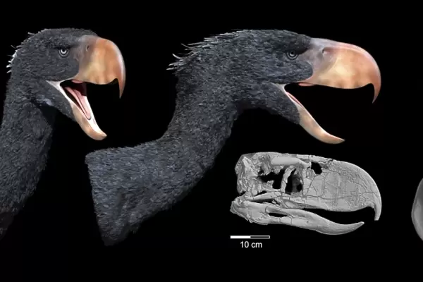 Head reconstruction of Andalgalornis steulleti
