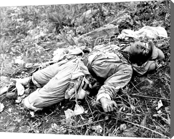 A Chinese soldier killed during the Korean War